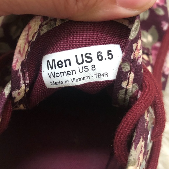 Vans Floral Low Ankle Skate Sneakers Shoes - Picture 8 of 8